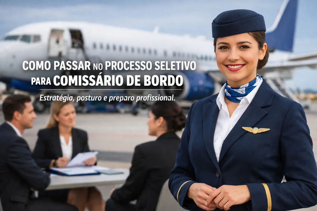 Como Passar no Processo Seletivo para Comissário de Bordo